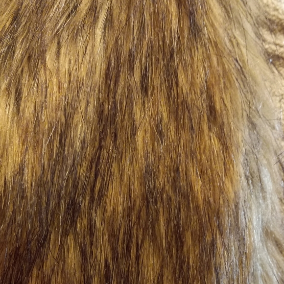 Womens XS Hippie Venus Faux Fur Sweater Vest. Natural. Side Pockets. - Picture 11 of 12